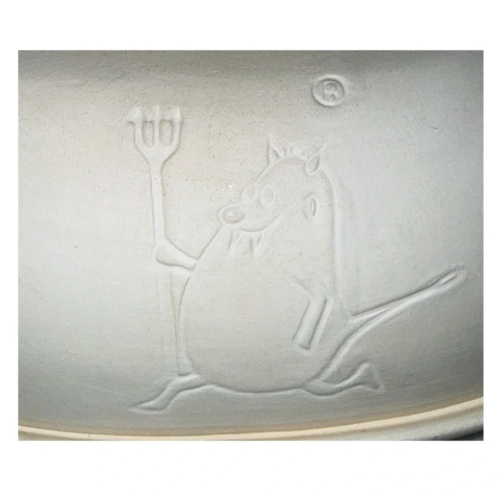 Fleischteufele Vintage German Clay‎ Baker Terracotta Roaster Meat Devil Potato